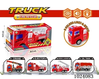 Electric universal car with light&music 4sets mixed loading in window box