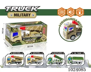 Electric universal car with light&music 4sets mixed loading in window box