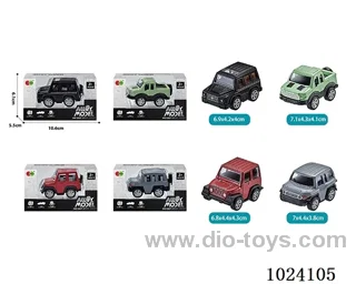 alloy pull back car 4color&4sets mixed loading in window box