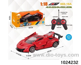 1:18 5ch RC car with light in window box(No package electricity)