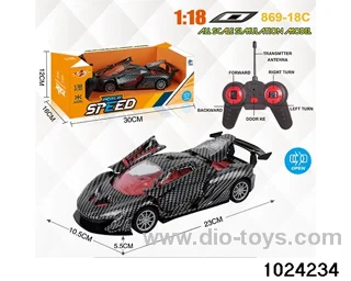 1:18 5ch RC car with light in window box(No package electricity)
