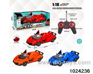 1:18 5ch RC car with light in window box(No package electricity)