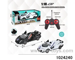 1:18 5ch RC car with light in window box(No package electricity)
