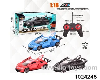 1:18 5ch RC car with light in window box(No package electricity)