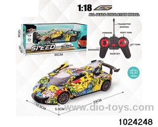 1:18 5ch RC car with light in window box(No package electricity)