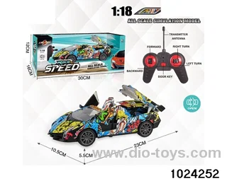 1:18 5ch RC car with light in window box(No package electricity)