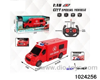 1:18 4ch RC car W L/M in window box(Package Electricity)