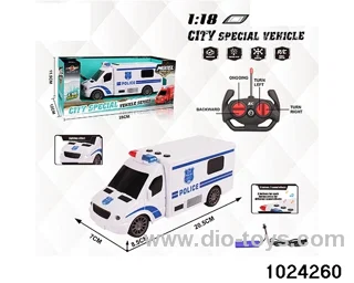 1:18 4ch RC car W L/M in window box(Package Electricity)