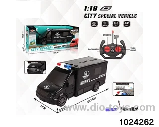 1:18 4ch RC car W L/M in window box(Package Electricity)
