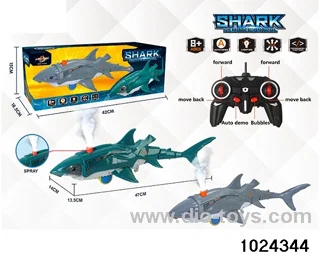 RC shark smoke in window box(Package Electricity)