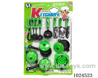kitchen set in blister card