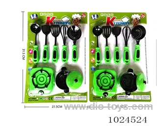 kitchen set in blister card