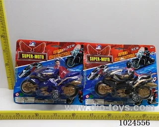 Inertia motorcycle 2color mixed loading in blister card