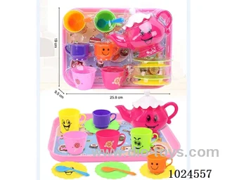 Tea set in blister