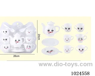 Tea set in high frequency