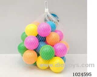 5.5cm color ball 30pcs in net bag