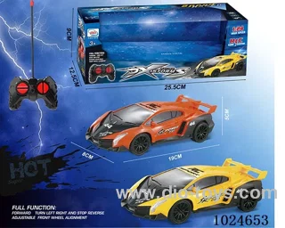 1:20 4ch RC car  not include battery 2color mixed loading in window box