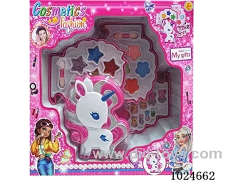 children's makeup in window box