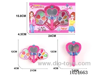 children's makeup in window box