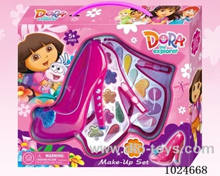 children's makeup in window box