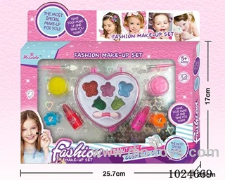 children's makeup in window box