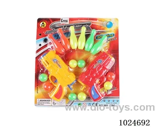 Table Tennis Gun 3color mixed loadingin blister card