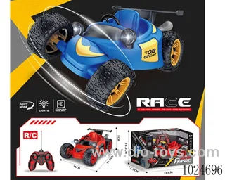 4ch  rc car with light &music include battery 2color mixed loading in window box