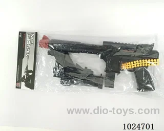 3 in 1 gun toys in pe bag with header