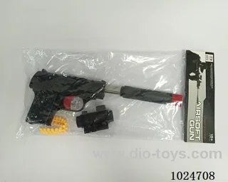 3 in 1 gun toys in pe bag with header