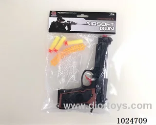 4 in 1 gun toys in pe bag with header