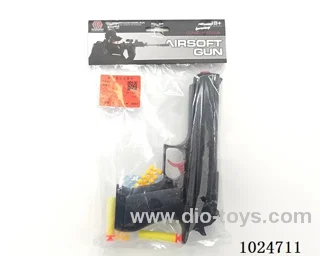 4 in 1 gun toys in pe bag with header