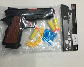 4 in 1 gun toys in pe bag with header