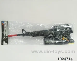4 in 1 gun toys in pe bag with header