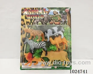 6pcs Animal suit in blister card