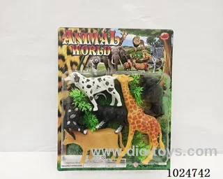 6pcs Animal suit in blister card