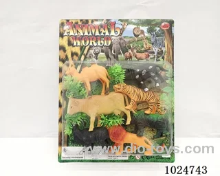 7pcs Animal suit in blister card