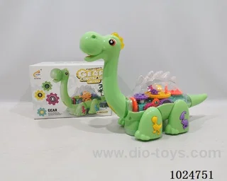 Electric universal dinosaur with light&music in color box