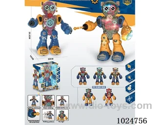 Electric robot in display box