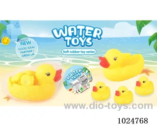 water toys in net bag