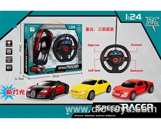 1:24 4ch RC car with light 3sets &3color mixed loading in window box