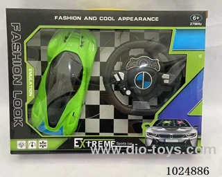 2ch rc car with 3D LIGHT 2color mixed loading in window box