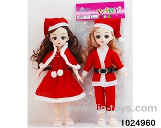 12 inch 12 joints barbie doll in PP bag with header