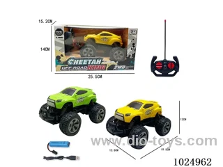 4ch simulation of off-road vehicles with lights (package electricity) in window box