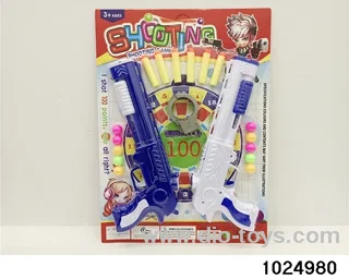 Ping pong gun + handcuffs in Blister card