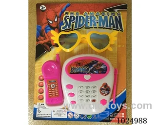 Telephone & glassesin blister card