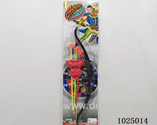 Bow and arrow set in blister card