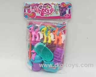 Pony + Sanitary ware in PVC bag with header