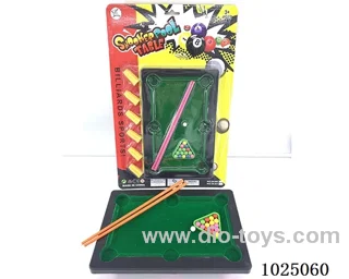 billiards in blister card