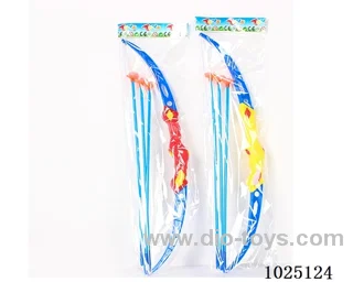 Bow and arrow set in opp bag