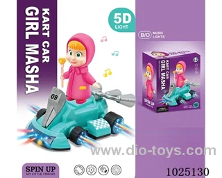Electric car in color box